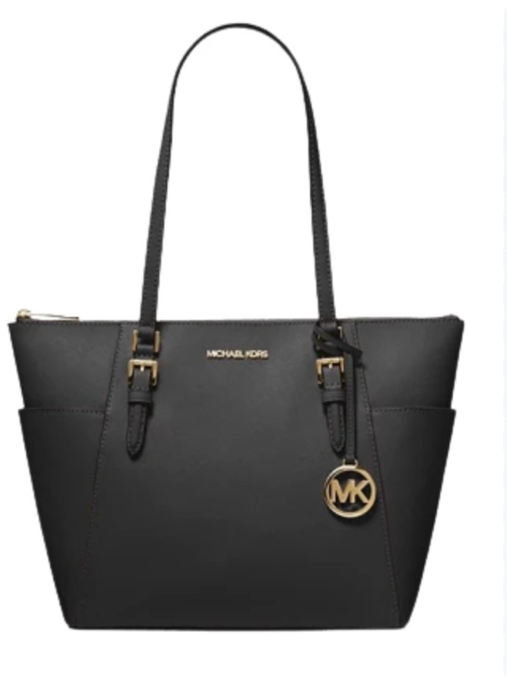 NWT MICHAEL KORS CHARLOTTE LARGE SAFFIANO LEATHER TOTE BAG